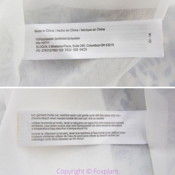 NEW Eloquii wrapped flutter sleeves animal‎ print dress, size 24 - Picture 5 of 16